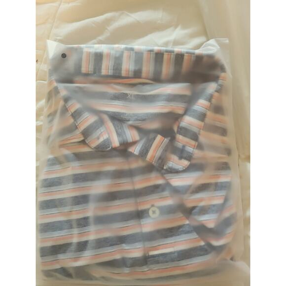 johnnie-O Striped Men's XL Performance Polo UPF 50 Golf - Picture 10 of 10